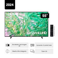 TV Samsung 55'' Crystal UHD DU8000 4K Tizen OS Smart TV (2024)